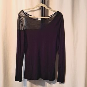 VENUS LONG ARM T-SHIRT WITH ONE SHOULDER LACE